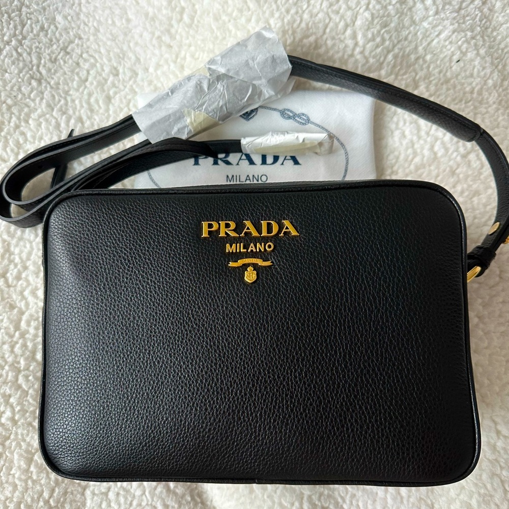 Brand New Prada Double Zip Camera Bag Gem